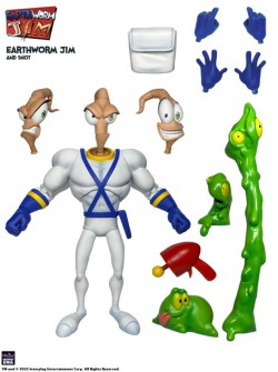 Earthworm Jim figure (червяк Джим)