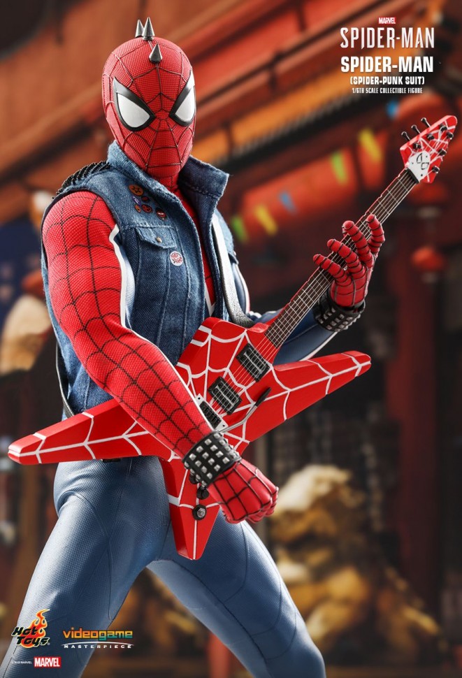 Hot Toys Spiderman version Spider-Punk Suit.