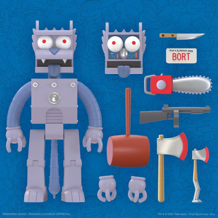 The Simpsons Robot Scratchy Figure