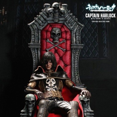 Hot Toys Captain Harlock with throne Arcadia