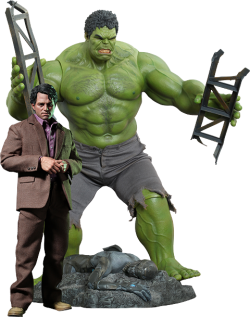 Hot Toys Bruce Banner and Hulk